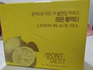 몽베스트 위드더 블랜딩 하우스 _레몬 블랙티 — 5점을 준 리뷰어가 2022년 12월 올린 사용 사진