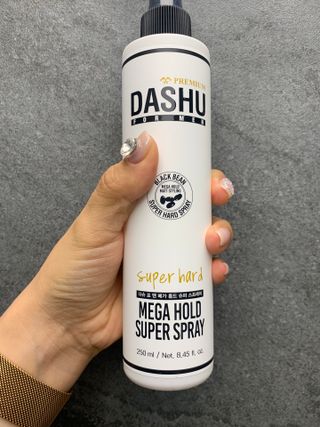 다슈코리아 다슈 포 맨 프리미엄 메가 홀드 슈퍼 스프레이 250ml — 5점을 준 리뷰어가 2021년 4월 올린 사용 사진