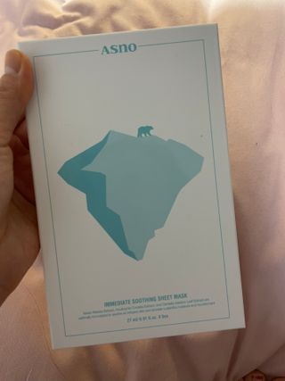 에이스노 레스큐 이미디에이트 수딩 시트마스크 — 5점을 준 리뷰어가 2021년 10월 올린 사용 사진