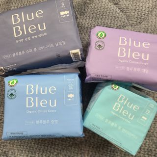 블루블루 유기농 순면 커버 생리대 — 5점을 준 리뷰어가 2021년 2월 올린 사용 사진