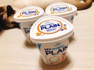 떠먹는불가리스 마이플레인 요거트 435g 6개입 — 5점을 준 리뷰어가 2021년 2월 올린 사용 사진