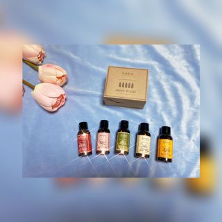 아미니 플라워 테라피 바디워시  5종키트 — 5점을 준 리뷰어가 2021년 1월 올린 사용 사진