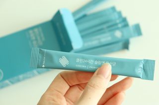 클린24시간 슬림앤유산균 1박스 (3.5g X 15포) — 4점을 준 리뷰어가 2023년 2월 올린 사용 사진