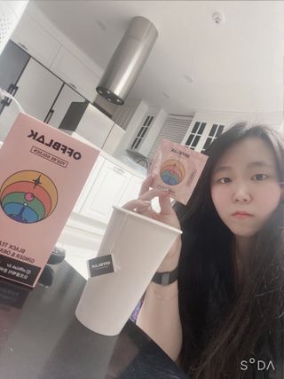 [오프블랙] 아침을 상큼하게 시작하는 에너지티! 유아골든 블렌딩홍차 12T — 4점을 준 리뷰어가 2022년 1월 올린 사용 사진