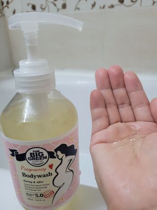 빅그린 임산부 전용라인 3종세트 - 샴푸500ml,트리트먼트500ml,바디워시500ml — 5점을 준 리뷰어가 2022년 8월 올린 사용 사진