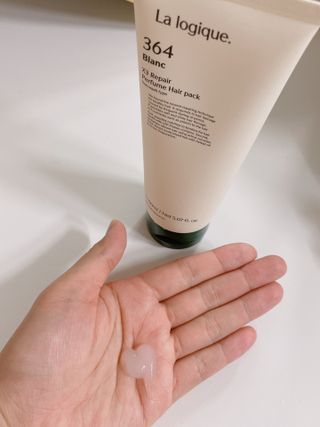 라로지크 X3 리페어 퍼퓸 헤어팩 150mℓ — 5점을 준 리뷰어가 2021년 12월 올린 사용 사진