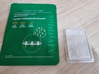 마이디플러스 트러블 릴리프 케어 마이크로 패치 1박스 2매 — 5점을 준 리뷰어가 2021년 11월 올린 사용 사진