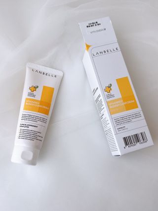 랑벨 비타 에너지 잡티 크림 75ml (피부 속 기미완화크림) — 5점을 준 리뷰어가 2022년 5월 올린 사용 사진