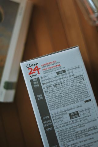 클린24시간 1BOX(5포) + 전용보틀(500ml) — 5점을 준 리뷰어가 2022년 10월 올린 사용 사진