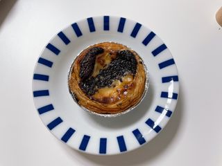 디앙뜨 포르투갈 에그타르트 오리지널 맛+패션후르츠+초콜릿타르트 맛 중 택1 — 4.5점을 준 리뷰어가 2021년 8월 올린 사용 사진