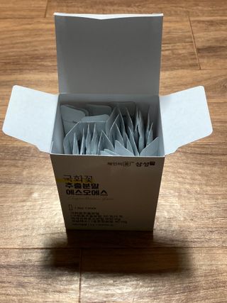 체인미 국화꽃 추출분말 에스오에스 곡류효소 과일채소 17종 혼합 분말 스틱 — 5점을 준 리뷰어가 2021년 11월 올린 사용 사진