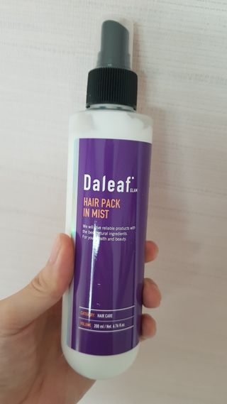 달리프 글램 헤어팩 인미스트 200ml — 5점을 준 리뷰어가 2021년 1월 올린 사용 사진
