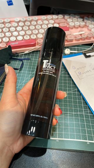 The Fact 더팩트 에이치에프엔 쿨링 안티헤어로스 토닉 젤 150ml — 5점을 준 리뷰어가 2022년 5월 올린 사용 사진