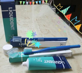 리퀴덴트 오랄케어 온가족용 리퀴덴트 더더 오랄케어 무불소 치약 + 임상시험완료 이중 미세 엠보싱 칫솔 올데이세트 — 5점을 준 리뷰어가 2021년 1월 올린 사용 사진