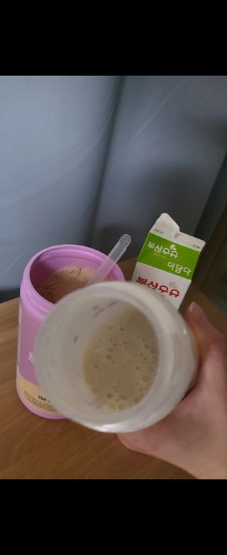 [푸름웰니스] 프로틴 다이어트 단백질 쉐이크 (750g) — 5점을 준 리뷰어가 2022년 5월 올린 사용 사진