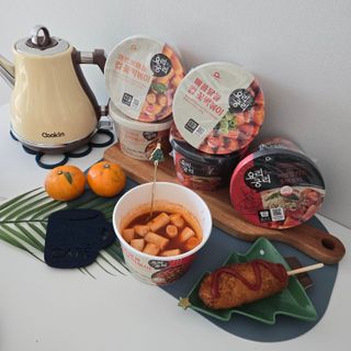 프리 [요리궁리] 타입 B (매콤,치즈,매콤까르보) 꽃떡볶이 6개입 세트 — 5점을 준 리뷰어가 2024년 12월 올린 사용 사진