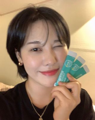 [유산균] 오마이락 장편한습관 프로바이오틱스 30P — 5점을 준 리뷰어가 2022년 11월 올린 사용 사진
