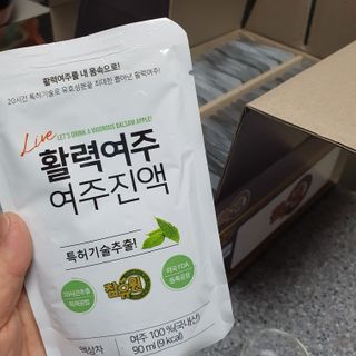 참유원 특허제조 활력 여주진액 여주즙 50포 — 5점을 준 리뷰어가 2022년 3월 올린 사용 사진