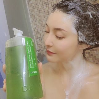 닥터시드 티트리 앤 라임 비건 지성케어 쿨 탈모 샴푸 (1000ml) — 5점을 준 리뷰어가 2023년 12월 올린 사용 사진