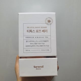 세렌디뷰티_이너뷰티 티톡스 로즈 베리 — 4점을 준 리뷰어가 2021년 3월 올린 사용 사진