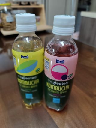 더그레잇티 콤부차 [매일유업] 더그레잇티 44kcal 콤부차 300ml *12개입 (오리지널 6개+베리리치 6개) — 5점을 준 리뷰어가 2023년 7월 올린 사용 사진