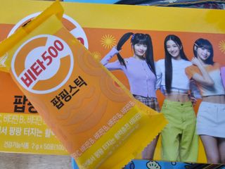 광동생활건강 비타500 팝핑스틱 — 5점을 준 리뷰어가 2023년 8월 올린 사용 사진