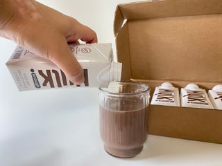 이너프 뮐크 초콜릿맛 — 5점을 준 리뷰어가 2022년 12월 올린 사용 사진