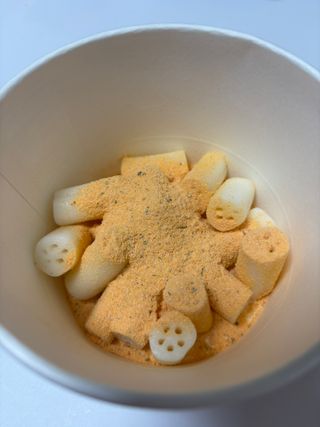 프리 [요리궁리] 타입 B (매콤,치즈,매콤까르보) 꽃떡볶이 6개입 세트 — 5점을 준 리뷰어가 2024년 12월 올린 사용 사진