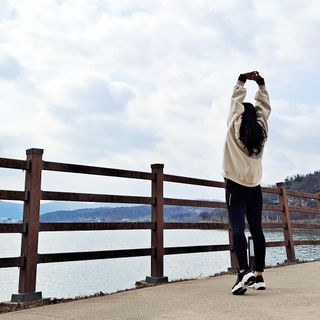 풋테크 지압신발 풋테크 건강 지압 운동화 FT20 — 5점을 준 리뷰어가 2021년 2월 올린 사용 사진