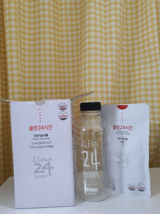 클린24시간 1BOX(5포) + 전용보틀(500ml) — 5점을 준 리뷰어가 2022년 11월 올린 사용 사진