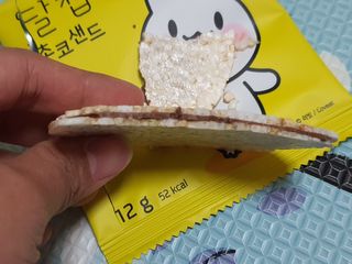 네이처오다 달칩 초코샌드 — 5점을 준 리뷰어가 2021년 2월 올린 사용 사진