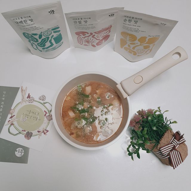 이로운풀 다시팩 3종세트(담백한맛, 감칠맛, 순한맛) 리뷰 사진