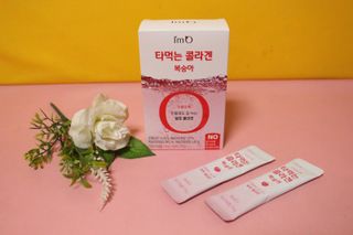 [음료수 대신 가능!]  빠르게 흡수되는 아임오 타먹는 콜라겐 1박스 — 5점을 준 리뷰어가 2023년 3월 올린 사용 사진