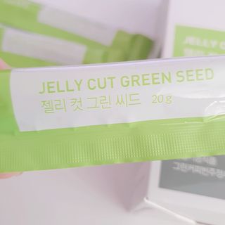아므_이너뷰티 아므 젤리 컷 그린 씨드 10개입 — 5점을 준 리뷰어가 2021년 3월 올린 사용 사진
