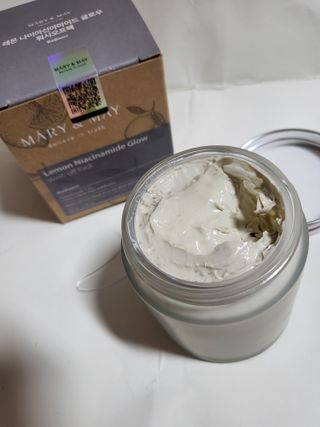 마리엔메이 레몬 나이아신아마이드 글로우 워시오프 마스크팩 125g — 5점을 준 리뷰어가 2022년 4월 올린 사용 사진