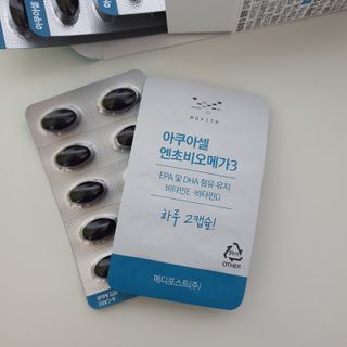 메디포스트 모비타 아쿠아셀 엔초비오메가3 60캡슐 — 5점을 준 리뷰어가 2023년 1월 올린 사용 사진