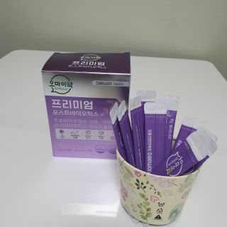 [유산균] 오마이락 프리미엄 포스트바이오틱스 30P — 5점을 준 리뷰어가 2022년 12월 올린 사용 사진