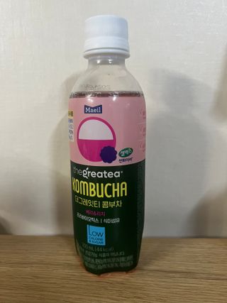 더그레잇티 콤부차 [매일유업] 더그레잇티 44kcal 콤부차 300ml *12개입 (오리지널 6개+베리리치 6개) — 5점을 준 리뷰어가 2023년 8월 올린 사용 사진