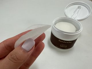 산다화 비타민씨 화이트닝 토너 패드 — 5점을 준 리뷰어가 2023년 9월 올린 사용 사진