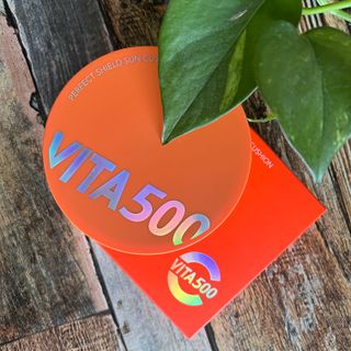 광동생활건강 MF[광동] 비타500✨주름개선·미백·SPF50+🌞퍼펙트쉴드 빅 선쿠션 본품 — 5점을 준 리뷰어가 2024년 5월 올린 사용 사진