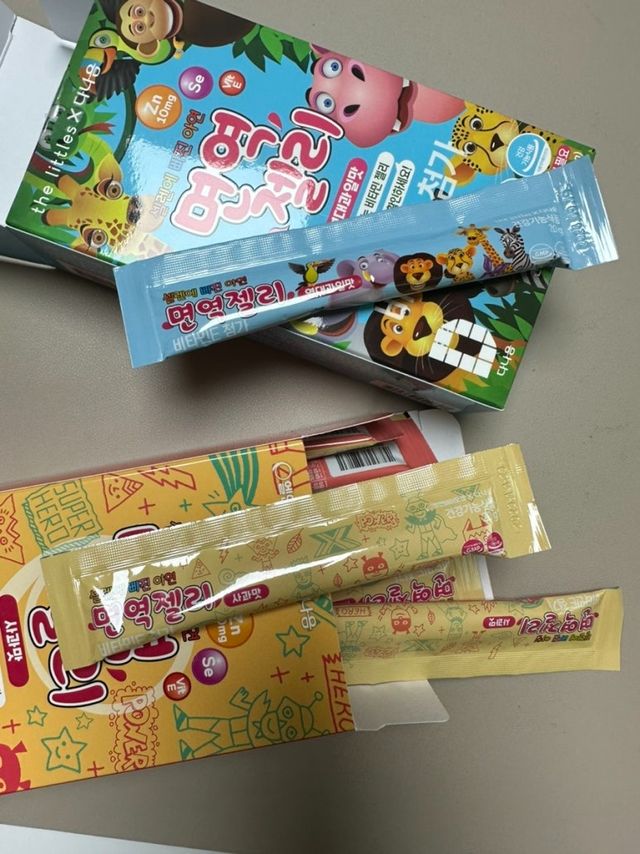 다나음 셀렌에 빠진 아연면역젤리 열대과일맛+사과맛 리뷰 사진