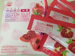헬스업_쁘띠쁘띠석류콜라겐젤리_20g x 14포 — 4.5점을 준 리뷰어가 2020년 12월 올린 사용 사진