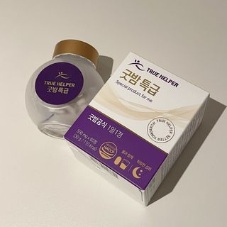 트루헬퍼 굿밤 특급 건강 보조제 수면 1박스 2개월분 — 5점을 준 리뷰어가 2023년 4월 올린 사용 사진