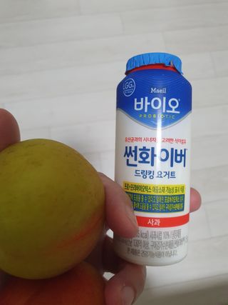 LIVE 매일바이오 썬화이버 드링킹 요거트 — 5점을 준 리뷰어가 2022년 8월 올린 사용 사진