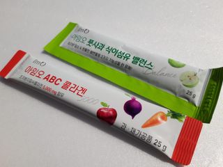 아임오 풋사과 식이섬유 밸런스 젤리 14포 — 5점을 준 리뷰어가 2021년 8월 올린 사용 사진