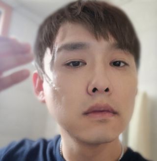 [녹산] 그린 솔루션 멀티 수분 앰플 + 그린 솔루션 멀티 수분크림 — 5점을 준 리뷰어가 2022년 9월 올린 사용 사진