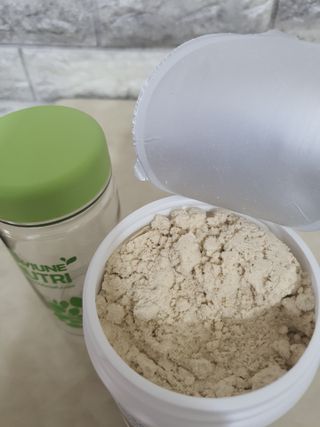 메이준뉴트리 유러피언 산양유 콜라겐 프로틴 — 5점을 준 리뷰어가 2021년 5월 올린 사용 사진
