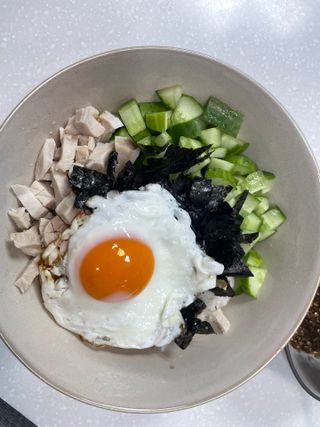 한끼통살 슬라이스 닭가슴살 — 5점을 준 리뷰어가 2023년 2월 올린 사용 사진