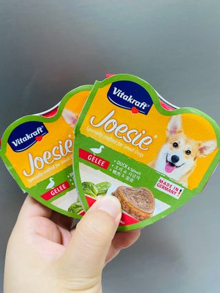 비타크래프트 조에시 하트캔 85g 강아지 습식캔 10캔 — 5점을 준 리뷰어가 2021년 9월 올린 사용 사진