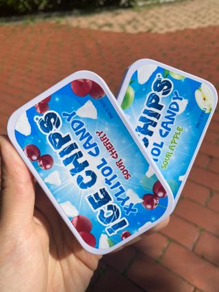 [아이스칩스] 무설탕 비건 자일리톨 캔디 7종 2개기준 — 5점을 준 리뷰어가 2021년 6월 올린 사용 사진